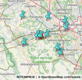 Mappa Via per Cisliano, 20018 Sedriano MI, Italia (6.08818)