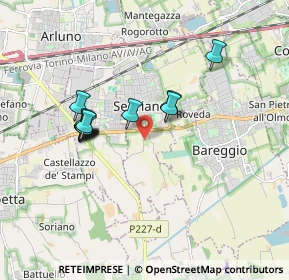 Mappa Via per Cisliano, 20018 Sedriano MI, Italia (1.54583)