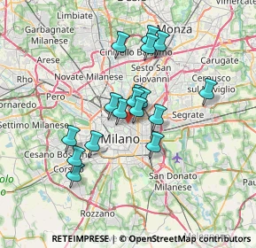 Mappa Via F, 20124 Milano MI, Italia (5.49118)
