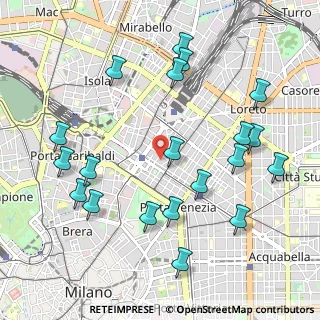 Mappa Via Tortona, 20124 Milano MI, Italia (1.1545)