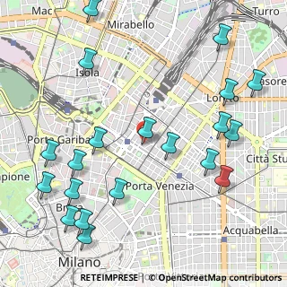 Mappa Via Tortona, 20124 Milano MI, Italia (1.3215)
