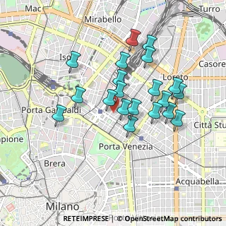 Mappa Via Tortona, 20124 Milano MI, Italia (0.7975)
