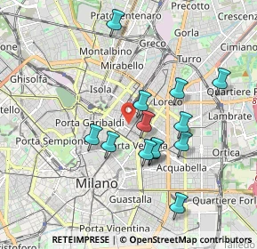 Mappa Via F, 20124 Milano MI, Italia (1.64154)