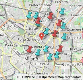 Mappa Via F, 20124 Milano MI, Italia (1.78471)