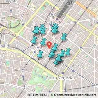 Mappa Via Tortona, 20124 Milano MI, Italia (0.332)