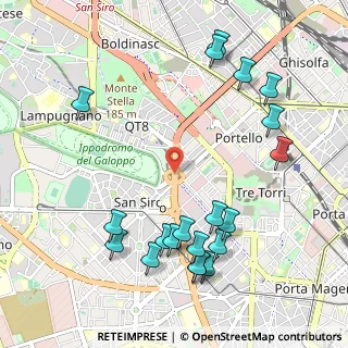 Mappa Piazzale Lorenzo Lotto, 20148 Milano MI, Italia (1.23)