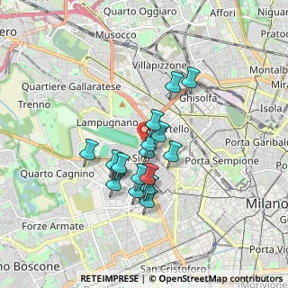 Mappa Piazzale Lotto Lorenzo, 20148 Milano MI, Italia (1.34176)