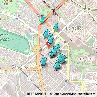 Mappa Via Masaccio, 20148 Milano MI, Italia (0.331)