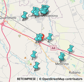 Mappa Via dell'Innovazione, 36040 Grisignano di Zocco VI, Italia (4.321)