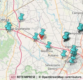 Mappa Via Scamozzi, 36040 Grisignano di Zocco VI, Italia (10.4245)