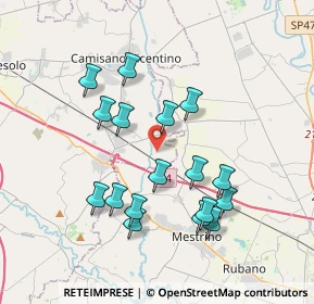 Mappa Via Scamozzi, 36040 Grisignano di Zocco VI, Italia (3.54353)