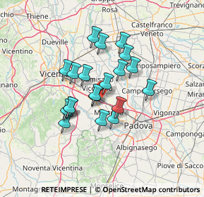 Mappa Via Scamozzi, 36040 Grisignano di Zocco VI, Italia (10.318)