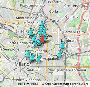 Mappa Piazzale Francesco Bacone, 20129 Milano MI, Italia (1.145)