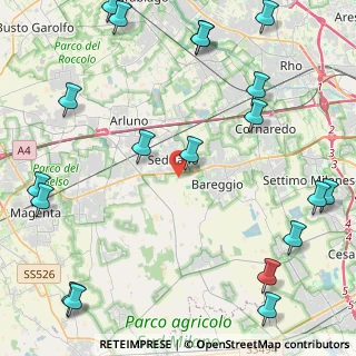 Mappa Via Cascina Oldani, 20018 Sedriano MI, Italia (6.4555)