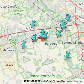 Mappa Via Cascina Oldani, 20018 Sedriano MI, Italia (3.23667)