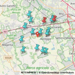 Mappa Via Cascina Oldani, 20018 Sedriano MI, Italia (3.44235)
