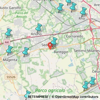 Mappa Via Cascina Oldani, 20018 Sedriano MI, Italia (6.93308)