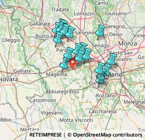 Mappa Via Cascina Oldani, 20018 Sedriano MI, Italia (11.2135)