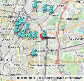 Mappa Via Edoardo Bassini, 20131 Milano MI, Italia (1.94308)