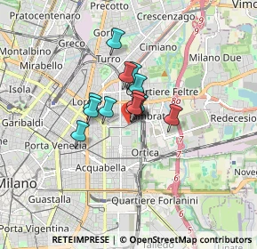 Mappa Via Edoardo Bassini, 20131 Milano MI, Italia (0.90077)