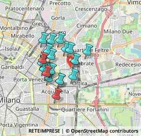 Mappa Via Edoardo Bassini, 20131 Milano MI, Italia (1.3325)