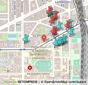 Mappa Via Edoardo Bassini, 20131 Milano MI, Italia (0.2225)