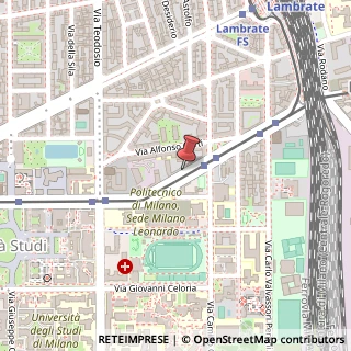 Mappa Via Edoardo Bassini, 23, 20133 Milano, Milano (Lombardia)