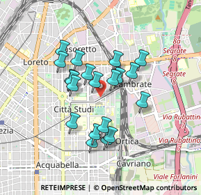 Mappa Via Edoardo Bassini, 20131 Milano MI, Italia (0.714)