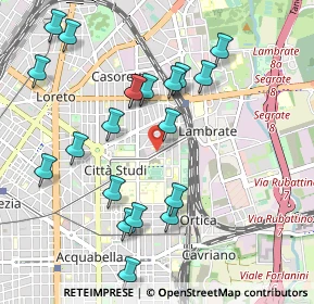 Mappa Via Edoardo Bassini, 20131 Milano MI, Italia (1.039)