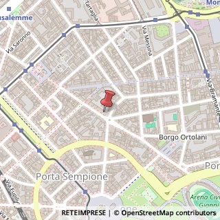 Mappa Via Luigi Canonica, 54, 20154 Milano, Milano (Lombardia)