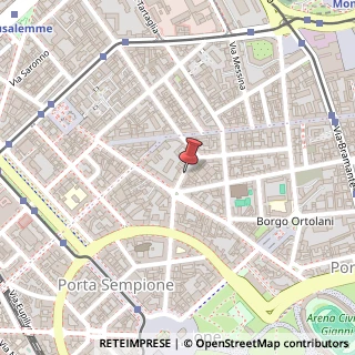 Mappa Via Morazzone,  6, 20154 Milano, Milano (Lombardia)