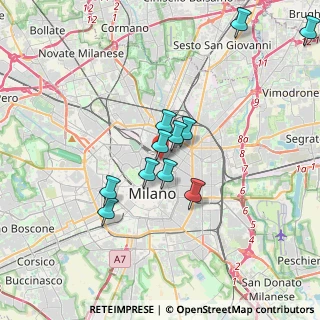 Mappa Via Marco Polo, 20124 Milano MI, Italia (3.25727)