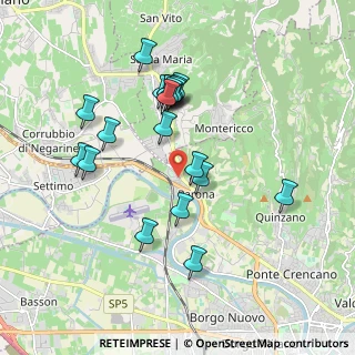 Mappa Via Gino Beltramini, 37124 Parona VR, Italia (1.763)
