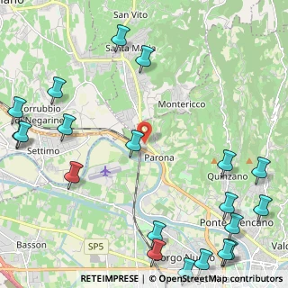 Mappa Via Gino Beltramini, 37124 Parona VR, Italia (3.3345)