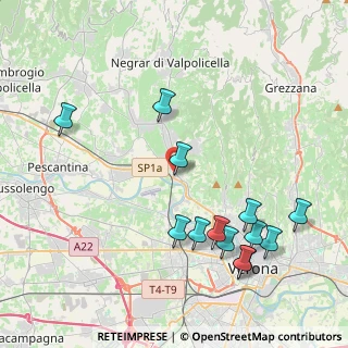 Mappa Via Gino Beltramini, 37124 Parona VR, Italia (4.65)