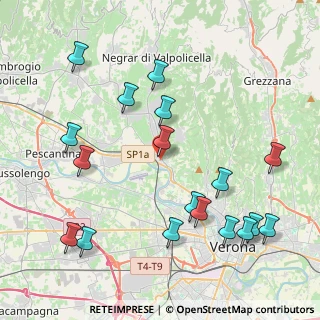 Mappa Via Gino Beltramini, 37124 Parona VR, Italia (4.83222)