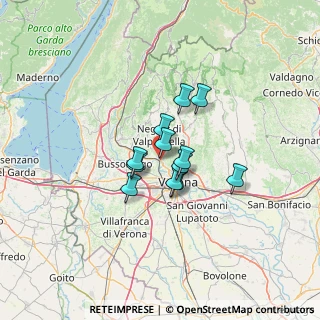 Mappa Via Gino Beltramini, 37124 Parona VR, Italia (8.16833)