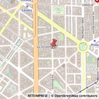 Mappa Via Benvenuto Garofalo,  19, 20133 Milano, Milano (Lombardia)