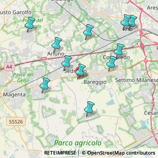 Mappa Cascina Parini s.n.c., 20018 Sedriano MI, Italia (4.42636)