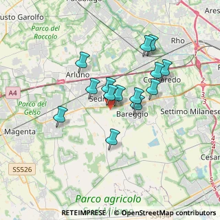 Mappa Cascina Parini s.n.c., 20018 Sedriano MI, Italia (2.86429)
