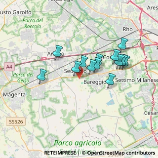 Mappa Cascina Parini s.n.c., 20018 Sedriano MI, Italia (3.09385)