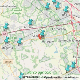Mappa Cascina Parini s.n.c., 20018 Sedriano MI, Italia (6.93538)
