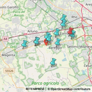 Mappa Cascina Parini s.n.c., 20018 Sedriano MI, Italia (3.0825)