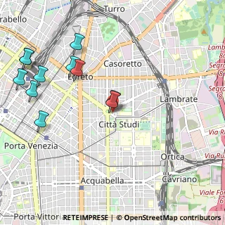 Mappa Via Francesco d'Ovidio, 20131 Milano MI, Italia (1.23818)