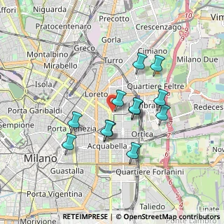 Mappa Via Francesco d'Ovidio, 20131 Milano MI, Italia (1.48917)