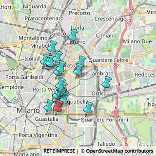 Mappa Via Francesco d'Ovidio, 20131 Milano MI, Italia (1.64)