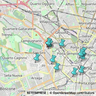 Mappa Via Cristoforo Madruzzo, 20149 Milano MI, Italia (1.9575)