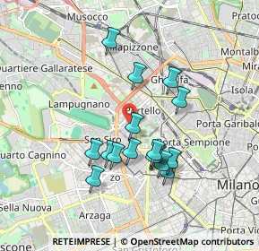 Mappa Via Cristoforo Madruzzo, 20149 Milano MI, Italia (1.56313)