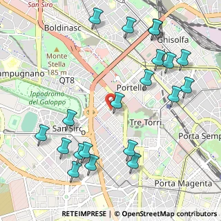 Mappa Via Cristoforo Madruzzo, 20149 Milano MI, Italia (1.258)