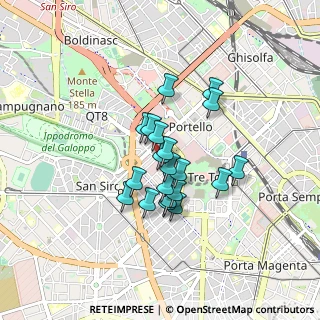 Mappa Via Cristoforo Madruzzo, 20149 Milano MI, Italia (0.613)